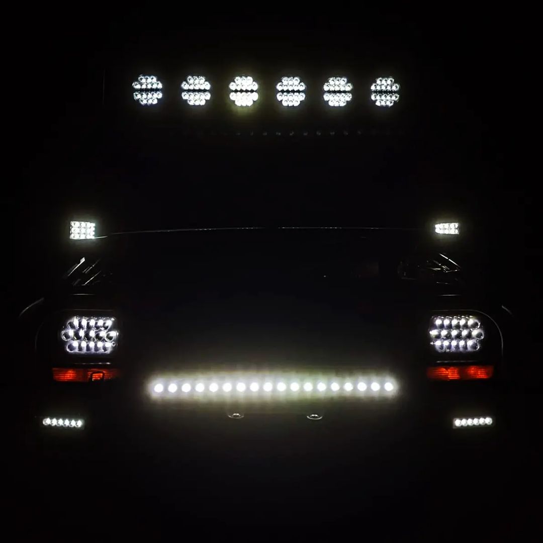 7 Hi-Lux Round Driving LED Light , Lifetime Warranty – Speed Demon Lights  US