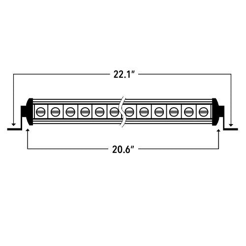 NEW! Hi-Lux 2.0 - Single Row 20" Light Bar 10-10157