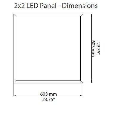 2'x2' Flat Panel LED (Sold as Pair) 15-8010