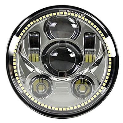 5.75" LED Motorcycle Headlight with DRL Halo 10-20210 /10-20209