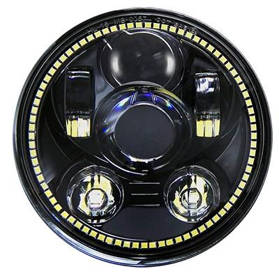 5.75" LED Motorcycle Headlight with DRL Halo 10-20210 /10-20209